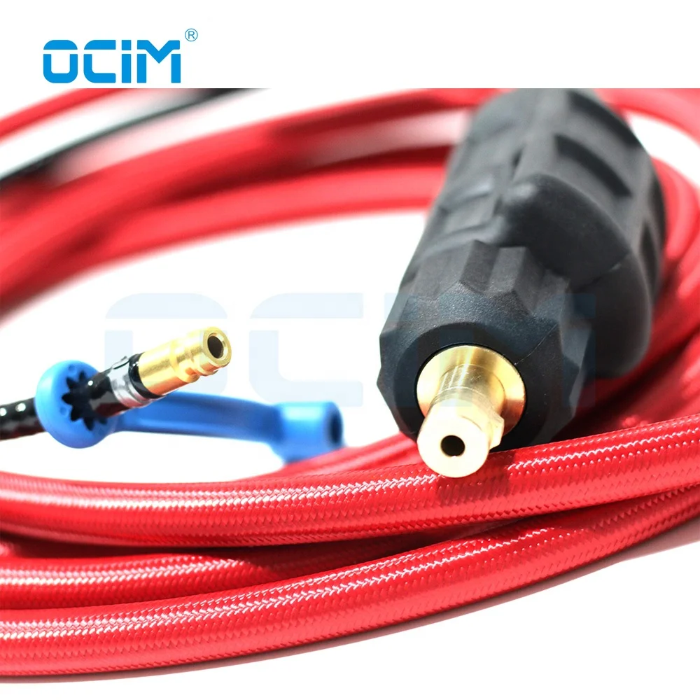 WP9 Tig Soft Red Cable with Easy Change Connector