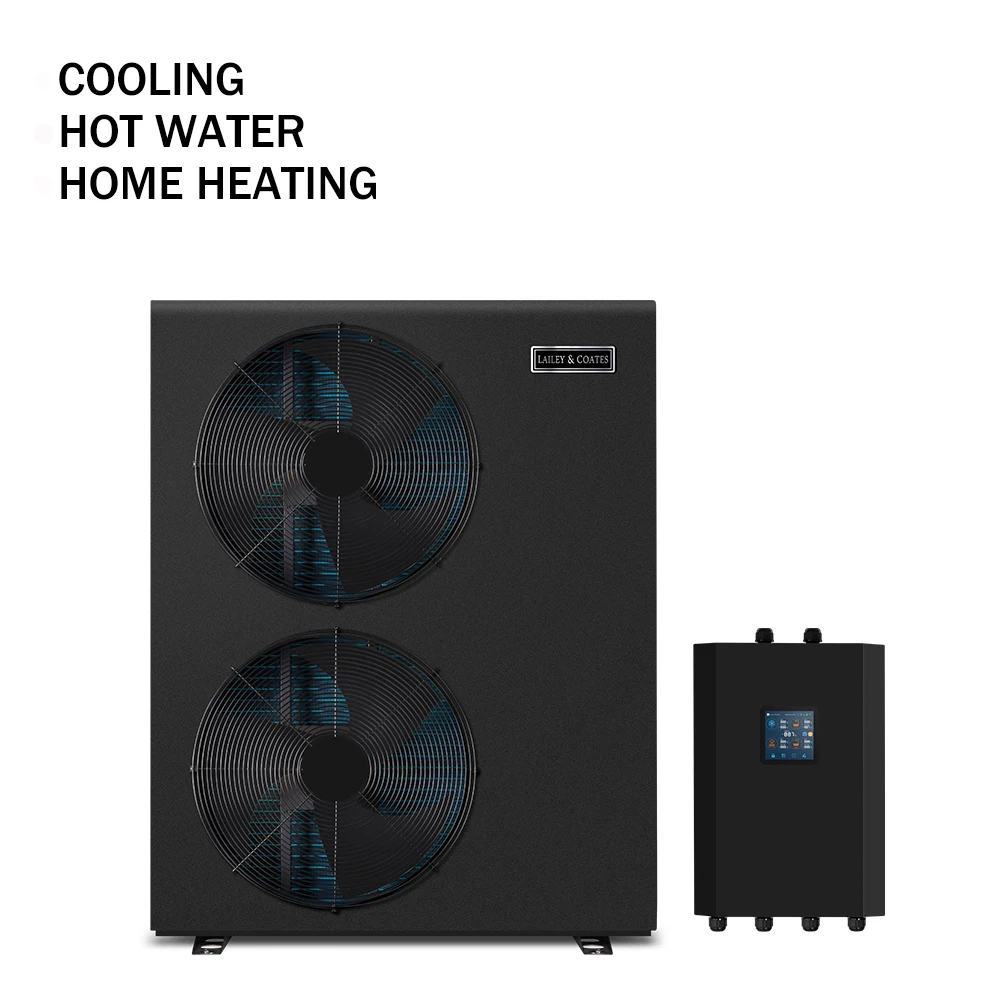 Cold Ambient Temp DC Inverter Heat Pump Heater Chiller With R32 Gas