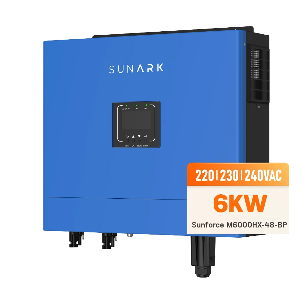 Инвертор Sunark Off Grid однофазный 6000 Вт 220 В в 240 высокочастотный версия ЕС инверторы с Wi-Fi модулем