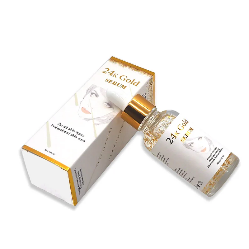 XBY 30ml Luxury Essential oil Moisturizing Firming Anti Aging Skin Care Lift 24k Gold Face Serum