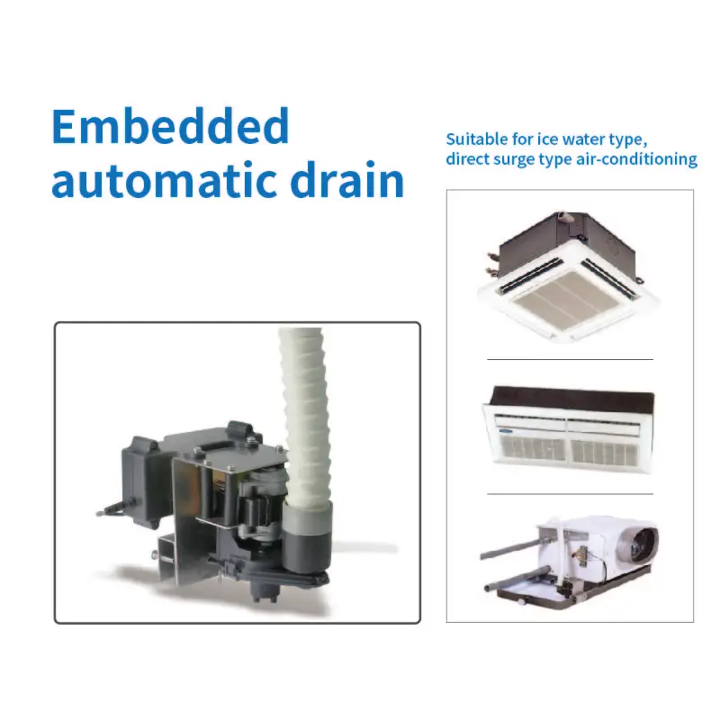 Kingpump Fan Coil Condensate Pump 220-240V 1.2M Lightweight Draining Pump For Air Conditioner