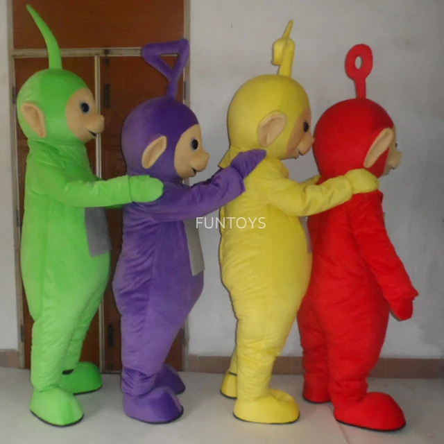 Funtoys CE Cute The Red The Teletubbies Mascot Costume  Fancy Dress Festive For Adult