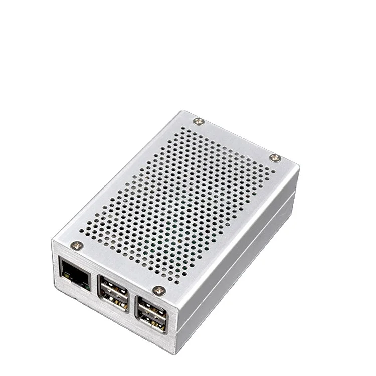 Factory Universal Shell Raspberry Pi 3 Generation B+ Aluminum Alloy Box Cooling protection Shell