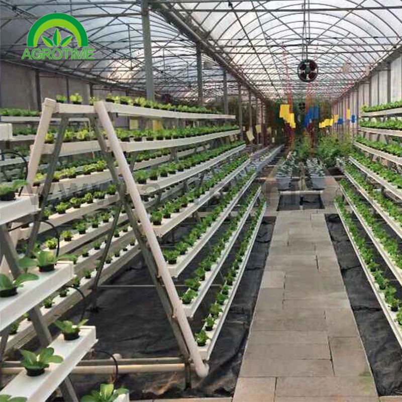 Вертикальная ферма Hidroponia ПВХ аэропонного Nft нфт гидропонной системы для клубника