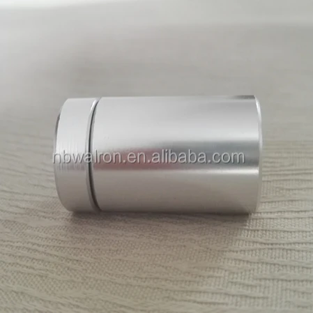 Professional manufacture Wall Mounted Fixing Acrylic Sign Holder Aluminium Anodized Standoff Dia 19*30with Glossy finished