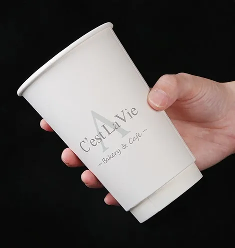 custom logo wholesale Biodegradable high quality 16oz food grade paper cup wholesale price