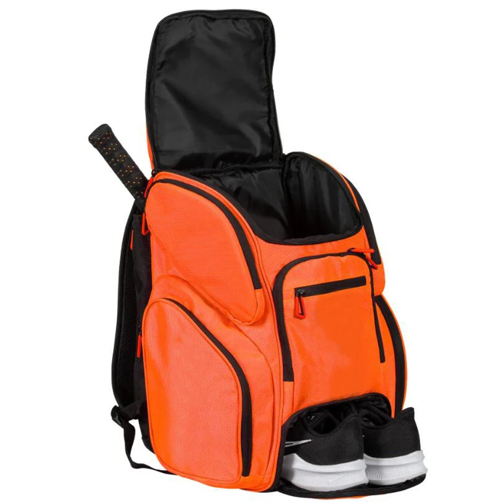 Large Durable Pickleball Backpack Pickleball Accessories Equipment Bag Pickleball Bag with Shoe Compartment