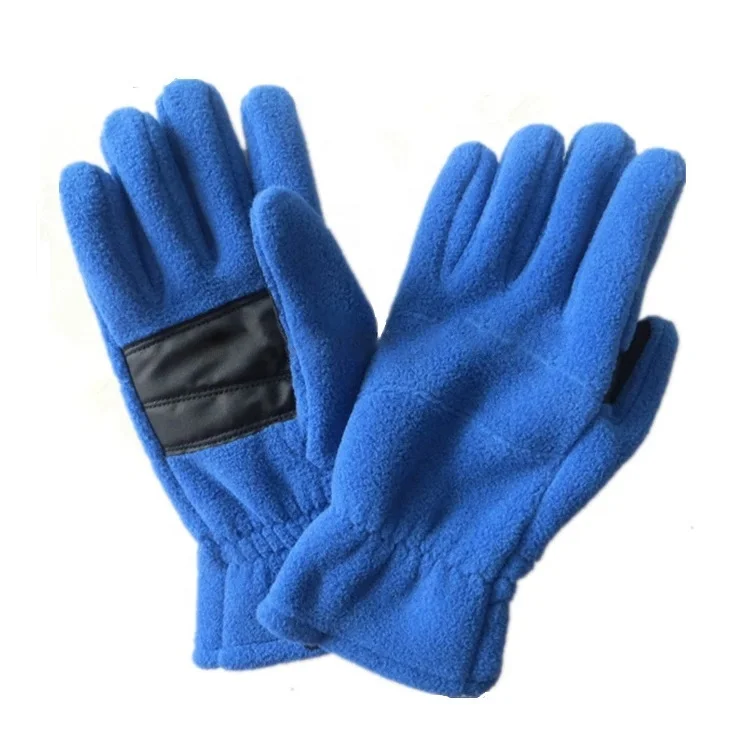 Зимние теплые флисовые Нескользящие уличные теплые перчатки