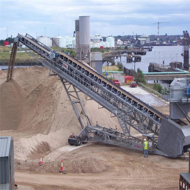 Telestack Mobile Stacker Reclaimer Tracked radical Stacker