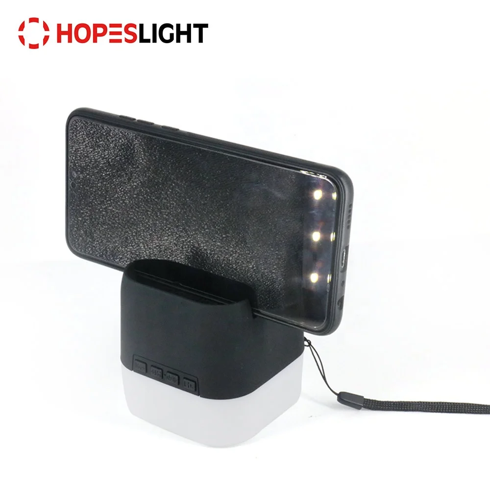 
Multi Function USB wireless speaker Rechargeable Outdoor LED Portable Camping Lantern 