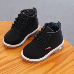 Hot Selling Beef Tendon Kids Children Casual Cotton Shoes Winter Keep Warm