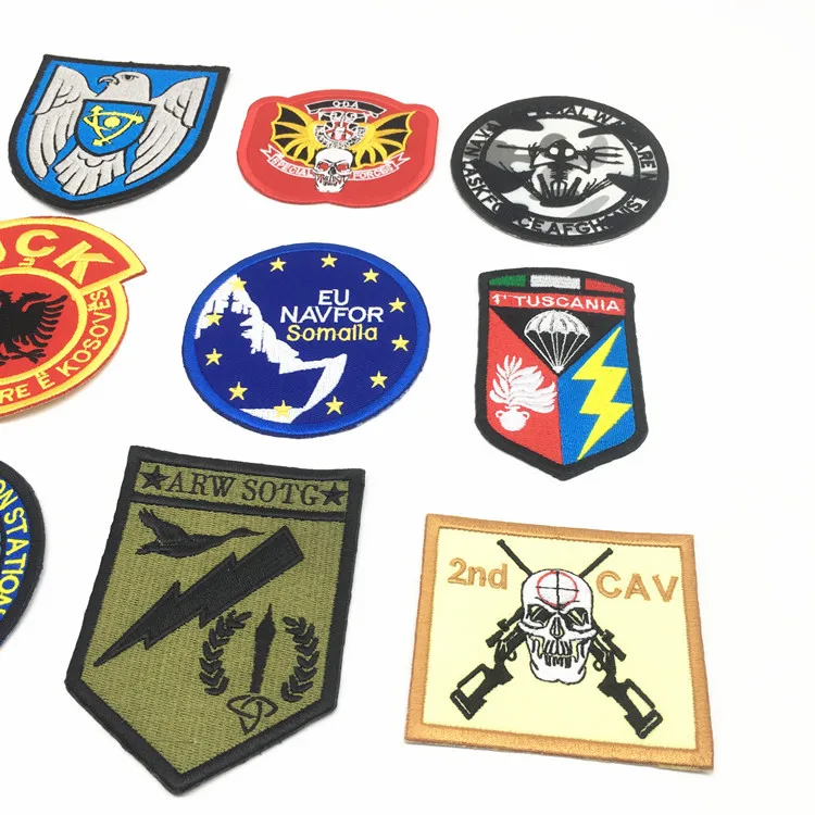 Animal Embroidered Patches Iron Latest Design Cute on Large Big Embroidery Patch Fabric 3D Customized 100pieces Per Bag 1000pc