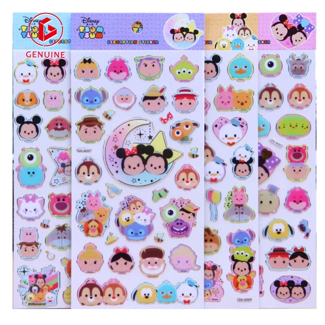 Self Adhesive Custom Kiss Cut Sticker heart Kids cartoon Stickers