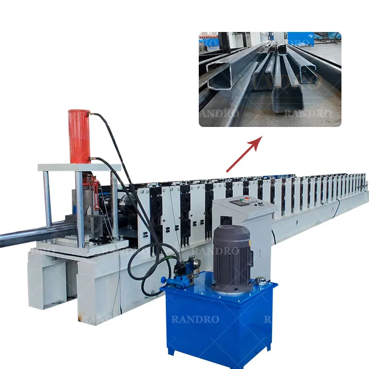 Hot Sale U Channel Guide Rail Channel Roll Forming Machine Steel Din Rail Cold Forming Machine