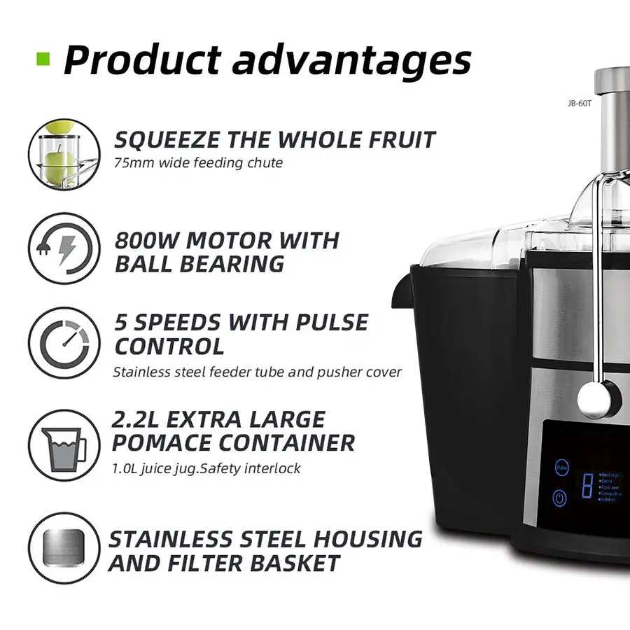 Electric Fruits and Vegetables Juice Juicer Orange Extractor