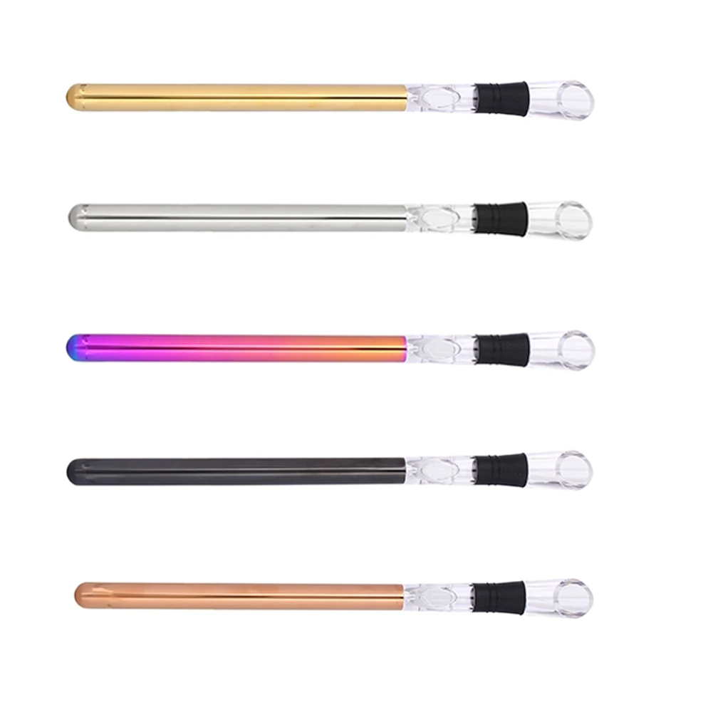Amazon new product stainless steel instant cooling rods red wine chiller stick