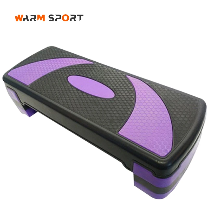 Home Fitness Exercise Pedal Platform Adjustable 78CM Anti Slip Surface Adjustable Gym Aerobic Step With 3 Levels