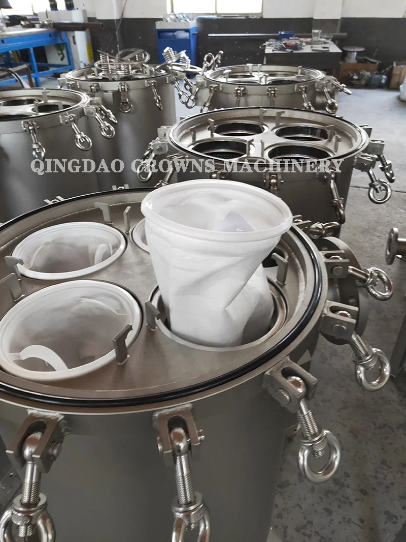 Economical Stainless Steel Bag Filter Unit Multi-Bag Filter Housing Industrial Water Filtration Equipment