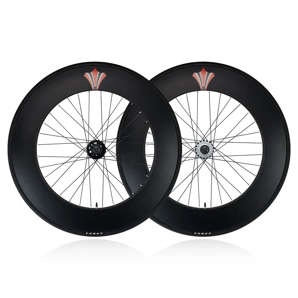 Good Aluminum Alloy Fixed Gear Wheelset 90mm Width Single Speed Fixed Gear Wheel Set 700C Fixie Wheelset