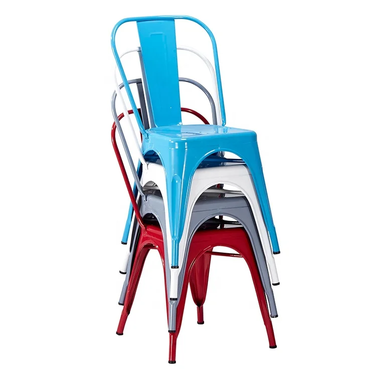 Оптовая цена металлический стул Винтажный стиль используется Ресторан обеденный стол и