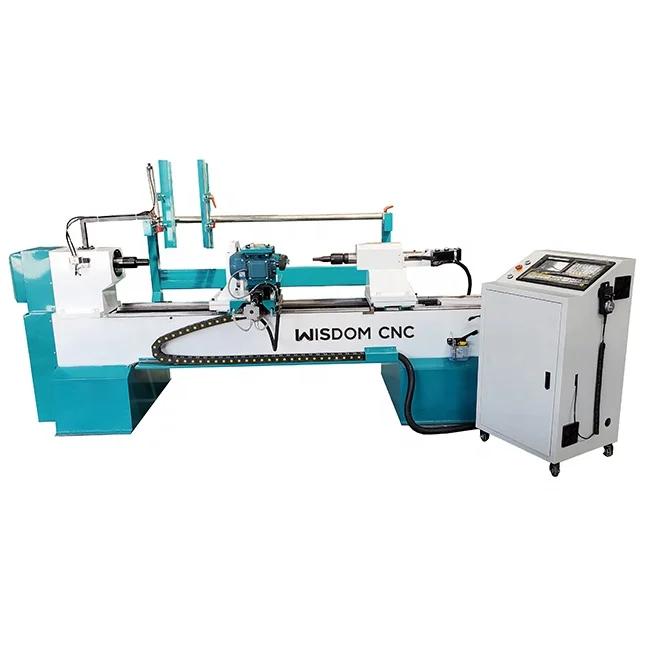 WS-L1530A автоматическая загрузка разгрузки cnc деревянная лестница токарно-револьверный станок машина