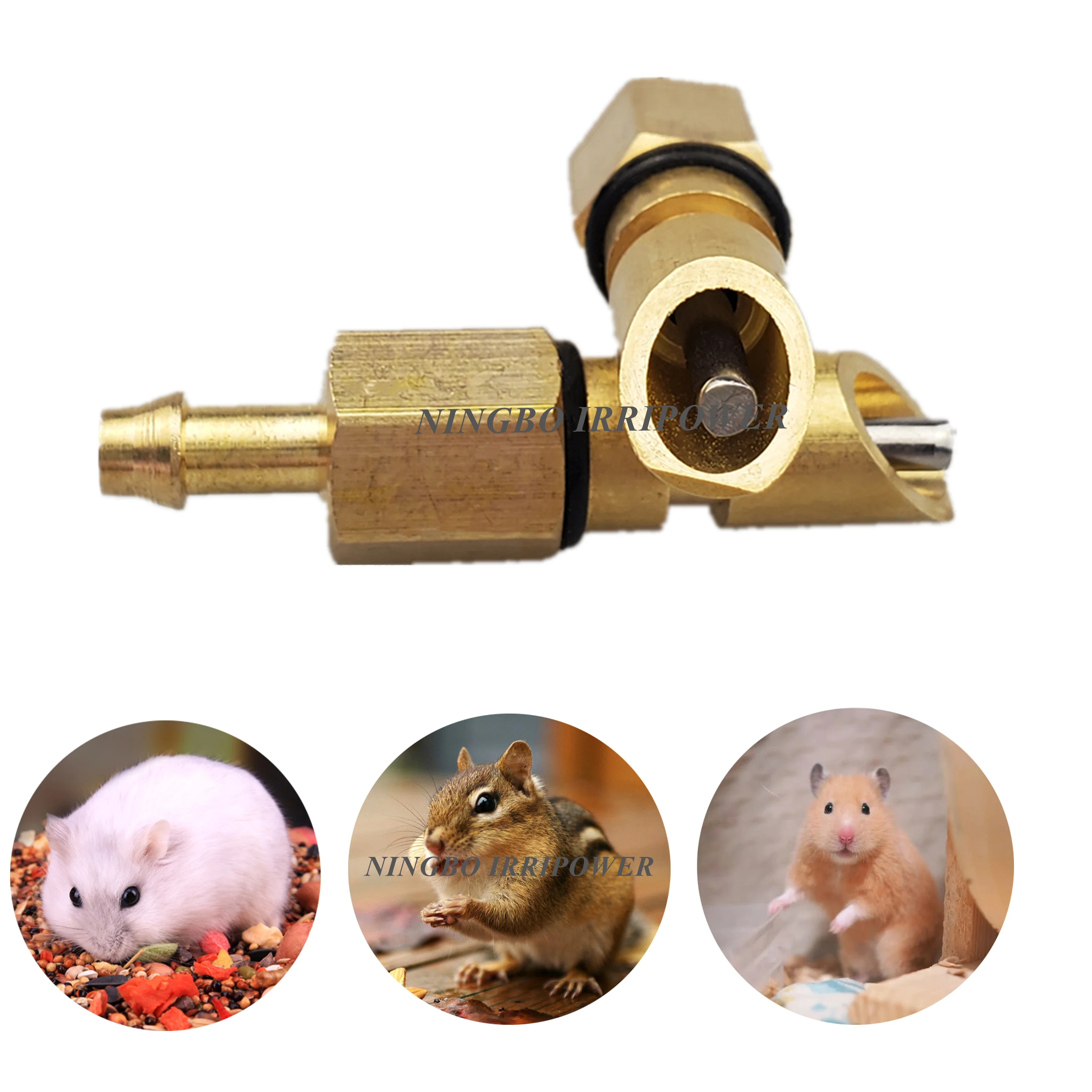 Клапан питьевой для грызунов животных, для мыши, соска, система питьевой воды