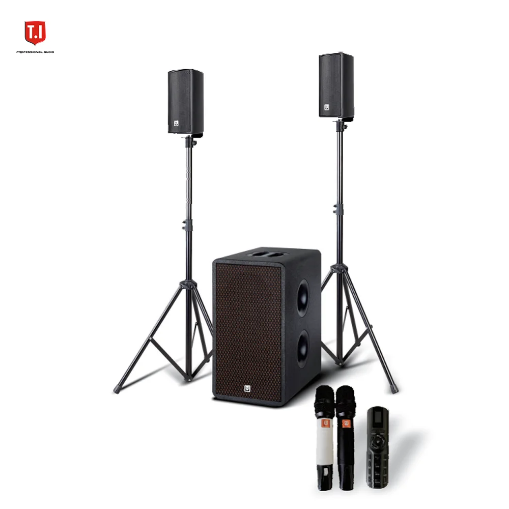 T.I Pro Audio CE2.0K professional sound system mini portable mobile music box speaker bass audio subwoofer