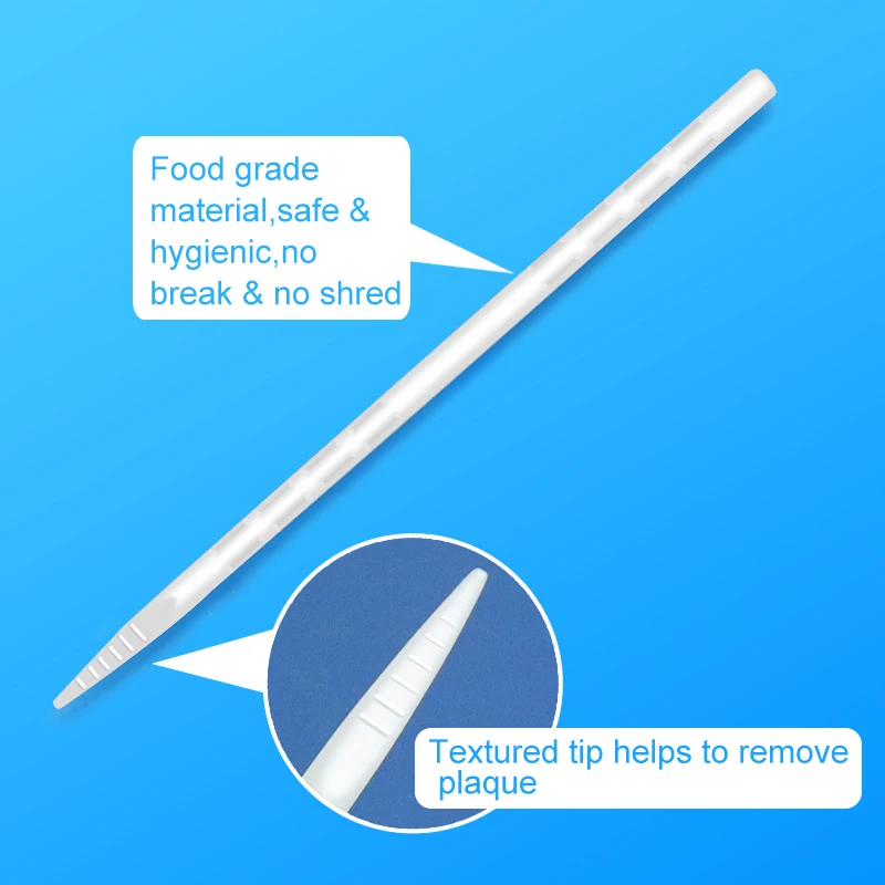OEM Food Grade Biodegradable Flexible Interdental Brush Brushpicks Dental Plastic Toothpicks