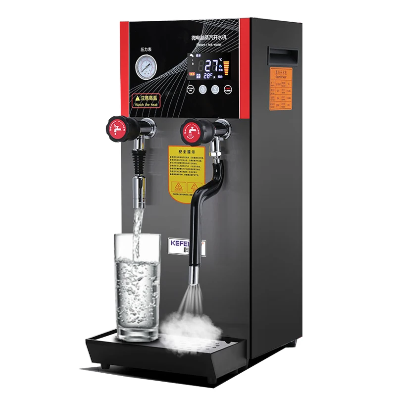 
12L Boiling water machine Milk coffee maker Teacrema machine water Steamer boiler Tea shop commercial equipment 