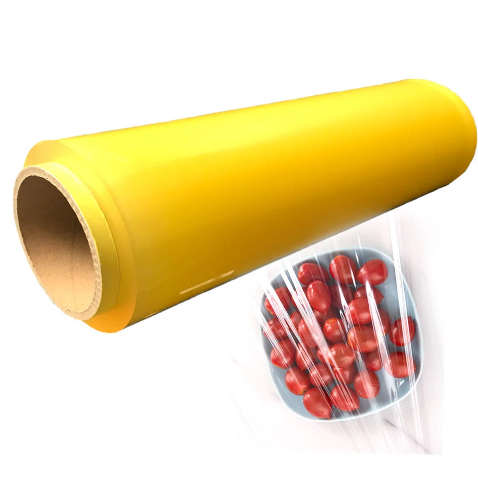 Best Food Grade PVC Cling Film Jumbo Roll 100m Plastic Wrap from China Leading Manufacturer for Packaging