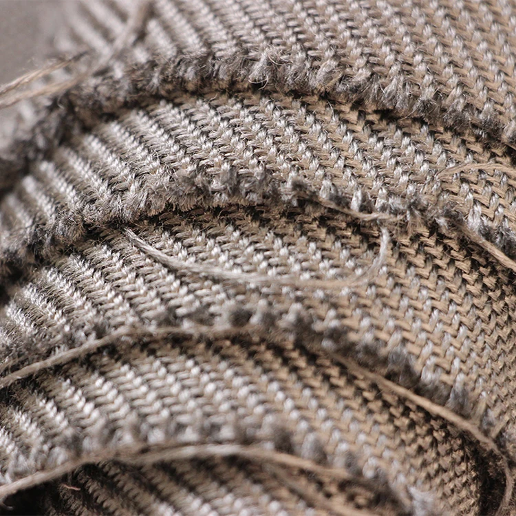 2mm thickness fecral  iron chrome aluminum  fiber woven fabric for burners