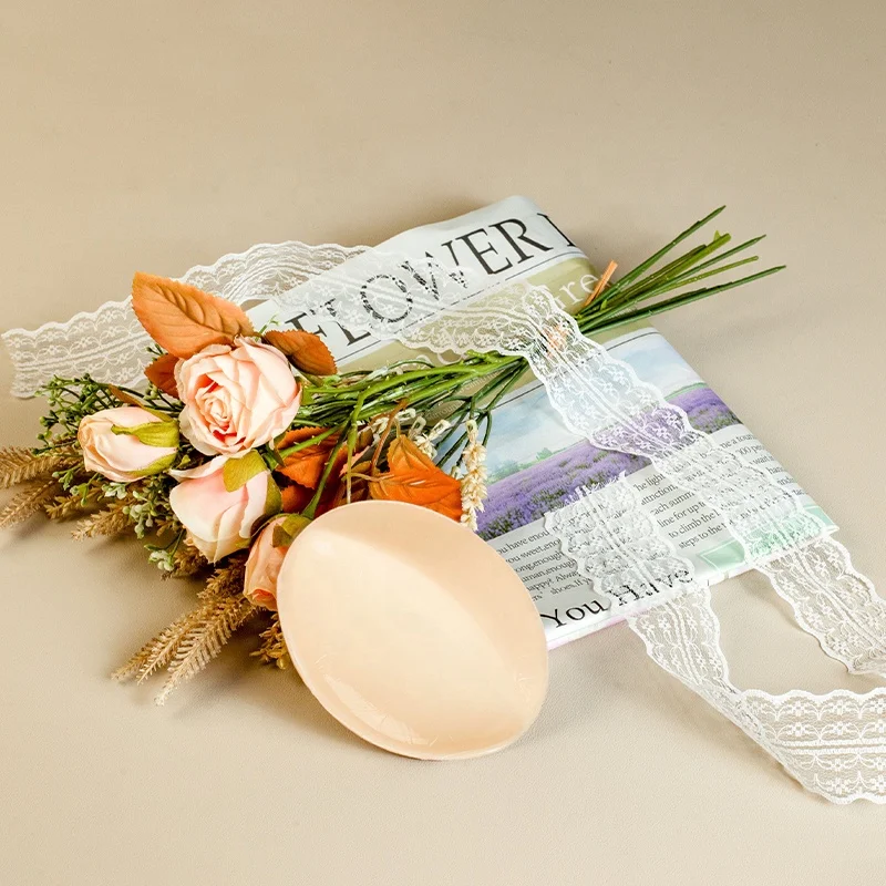 Abalone Demi Shape Bra Inserts Washable Push Up Wedding Night Party Dress Self-Adhesive Breast Pads