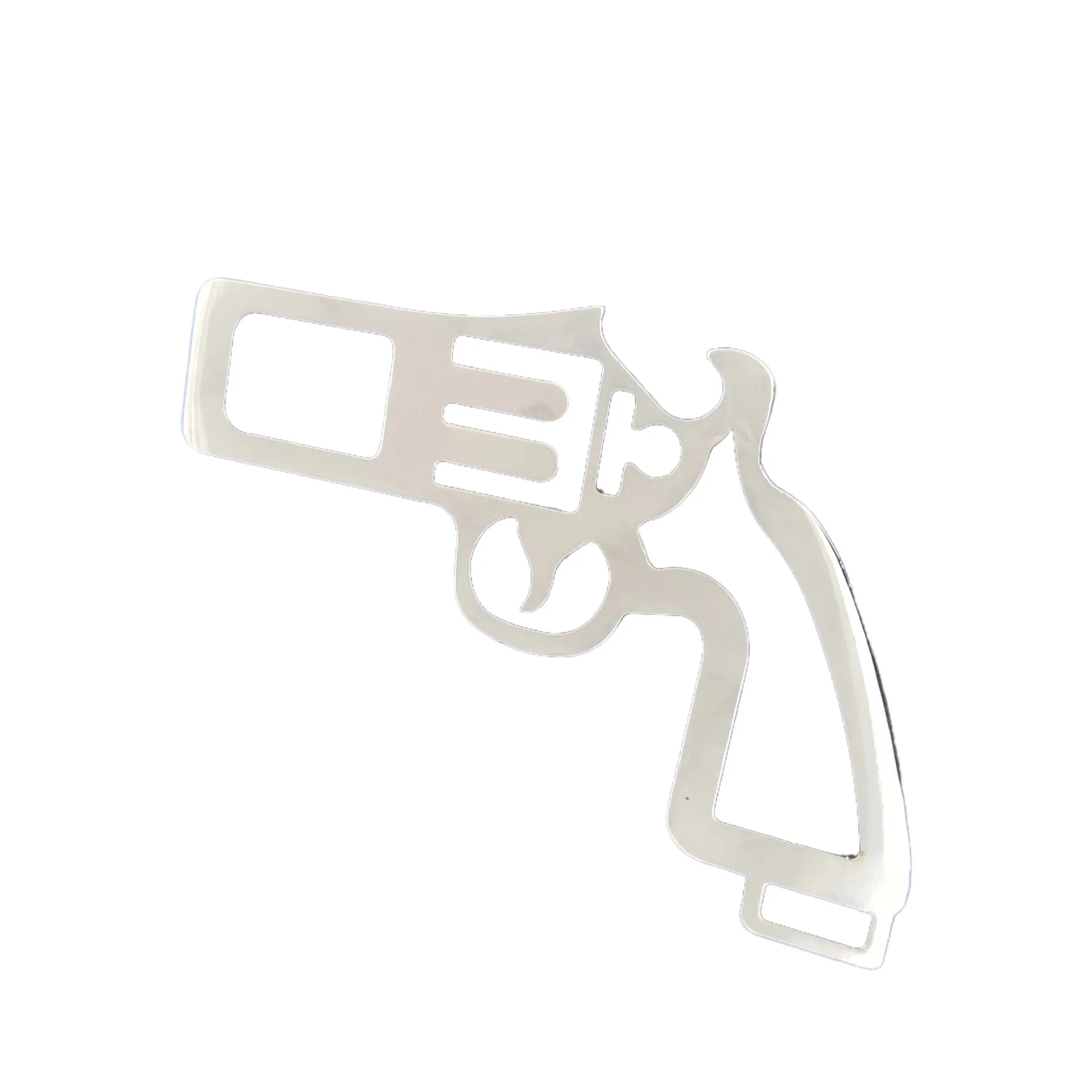 G U N Model Shape Car Seat Belt Alarm Silencer Stopper Buckle Clip Beer Bottle Opener