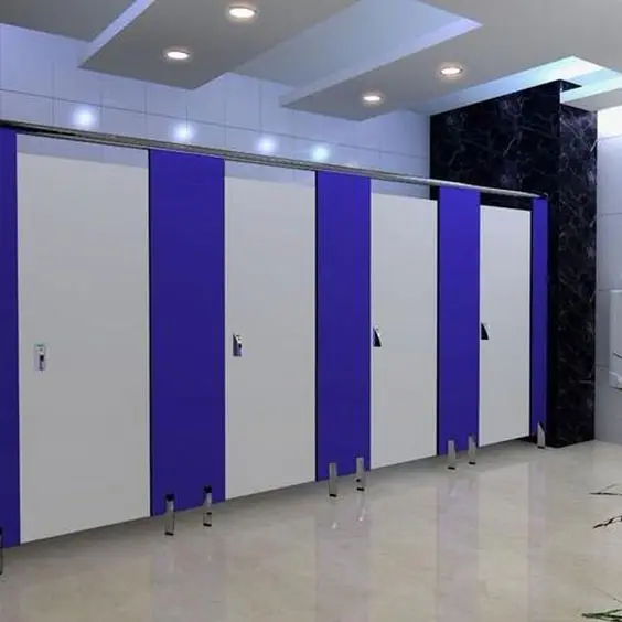 Brikley 12mm waterproof customized solid hpl compact laminate board high-quality public toilet partition