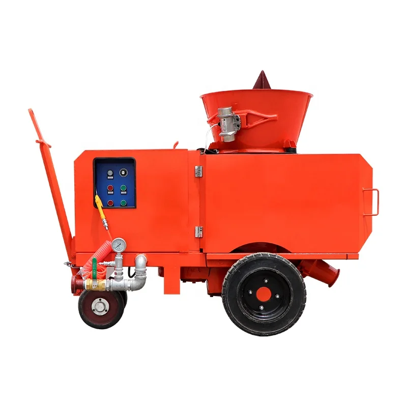 Electric Dry  Refractory Spray Shotcrete Gunning Machine Sales