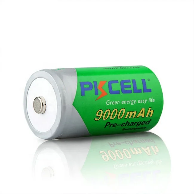 Ni-Mh ready to use rechargeable battery D9000 size 1.2v 9000mAh for solar light