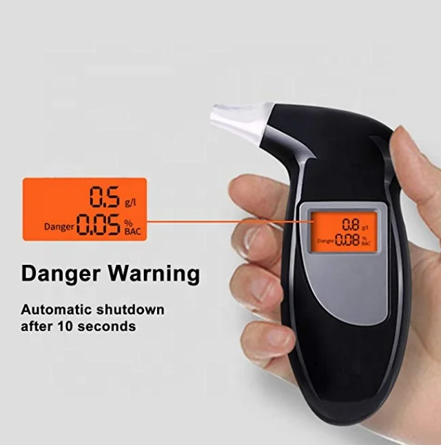 Portable keychain alcohol breath tester high precision mini alcohol tester for car drivers