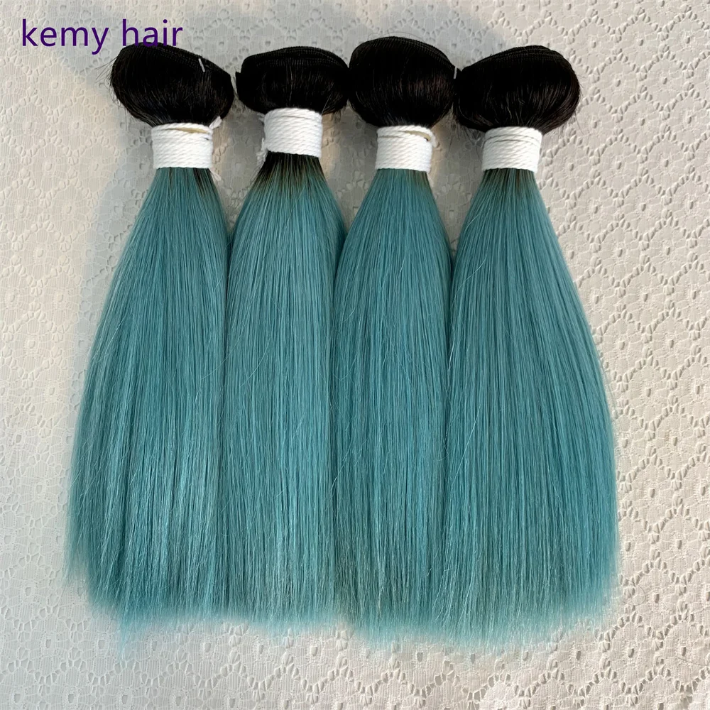 Hight Quality Vietnam Virgin Human Hair Bundles Colored Double Drawn Human Hair Weft  Wholesale Affordable price