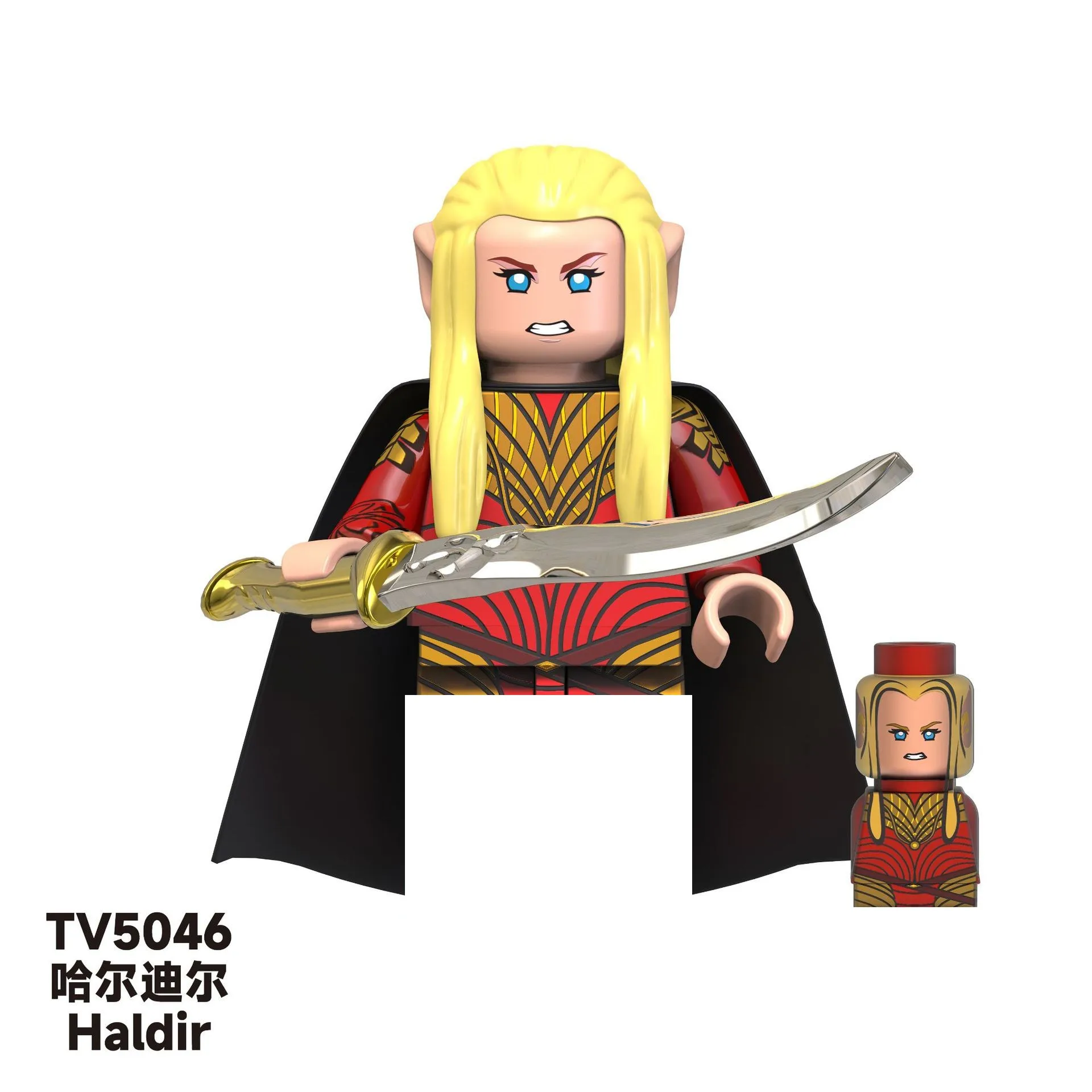 TV6404 TV6405 Elrond Thranduil Haldir известные персонажи фильмов пластиковые строительные блоки Кирпич развивающая игрушка для детей TV6406