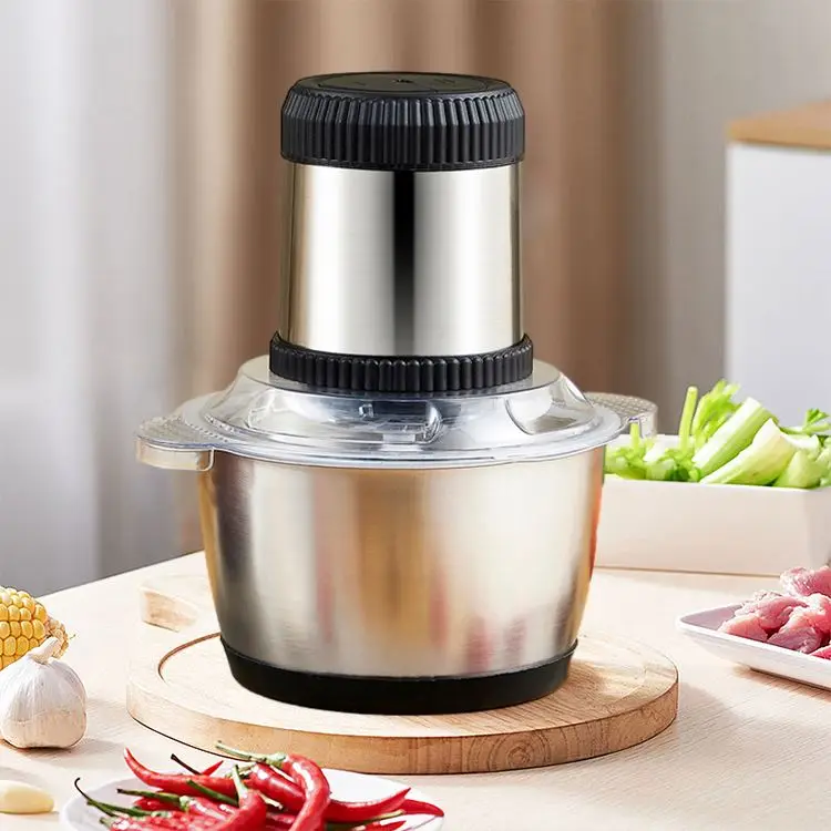 Sale 5L Hot price electric supplier low scraps wholesale cutter grinder, handle with vegetable chopper/