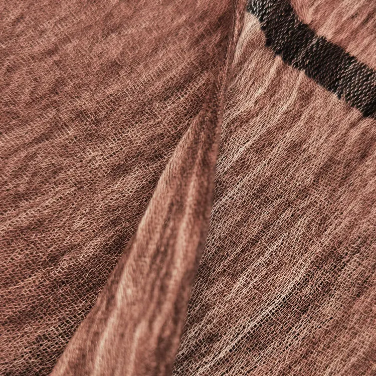 Designers custom muslim women dirty-dyed viscose bandana knitt scarf tassel cotton jersey khimar hijab plaid neck shawl fashion