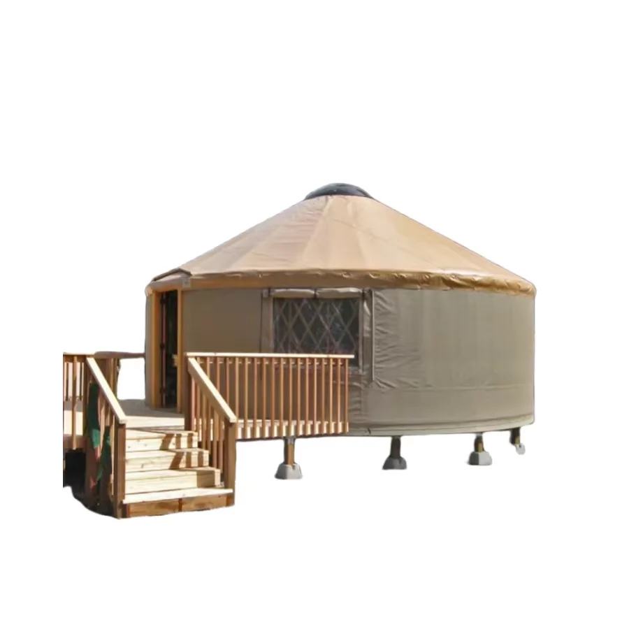 Non-fading canvas yurts for sale mongolian house yurt winter European style tent