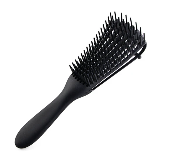 Wholesale custom logo products eight rows detangling massage detangle hair brush for curly hair