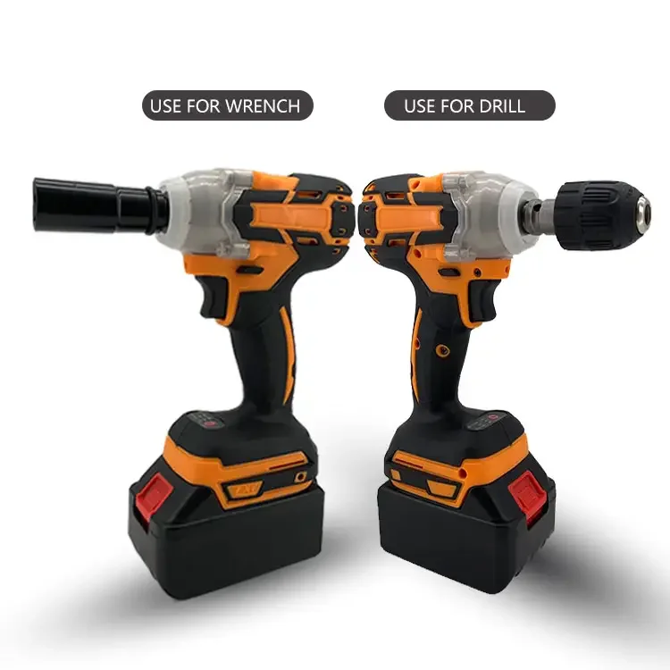 Cordless Impact Wrench 1/2 inch  20V Max Battery 550 Ft-lbs Brushless High Torque Power Tool