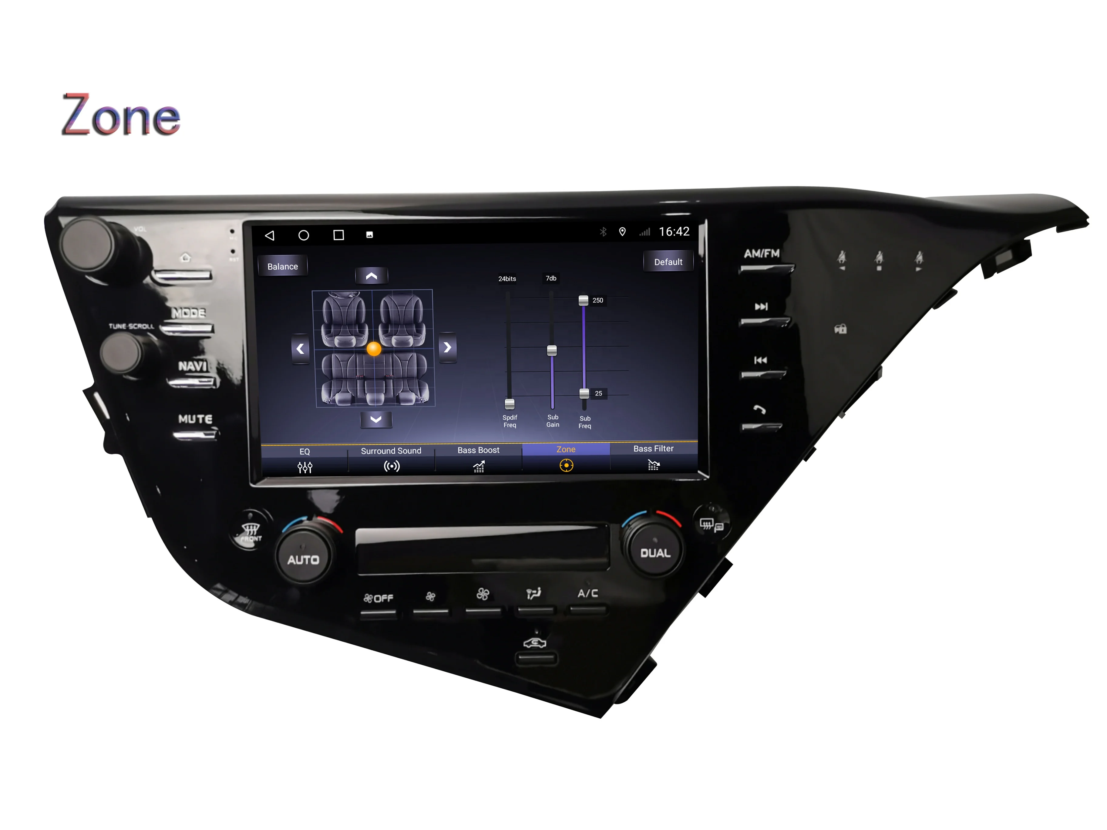 XSY frame car radio frame android car player car panel for TOYOTA CAMRY Left Hand Driver  2018 9inch
