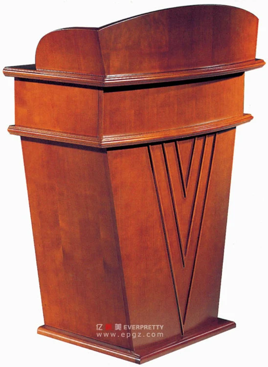  Factory Customized Church Pulpit Wood Speech