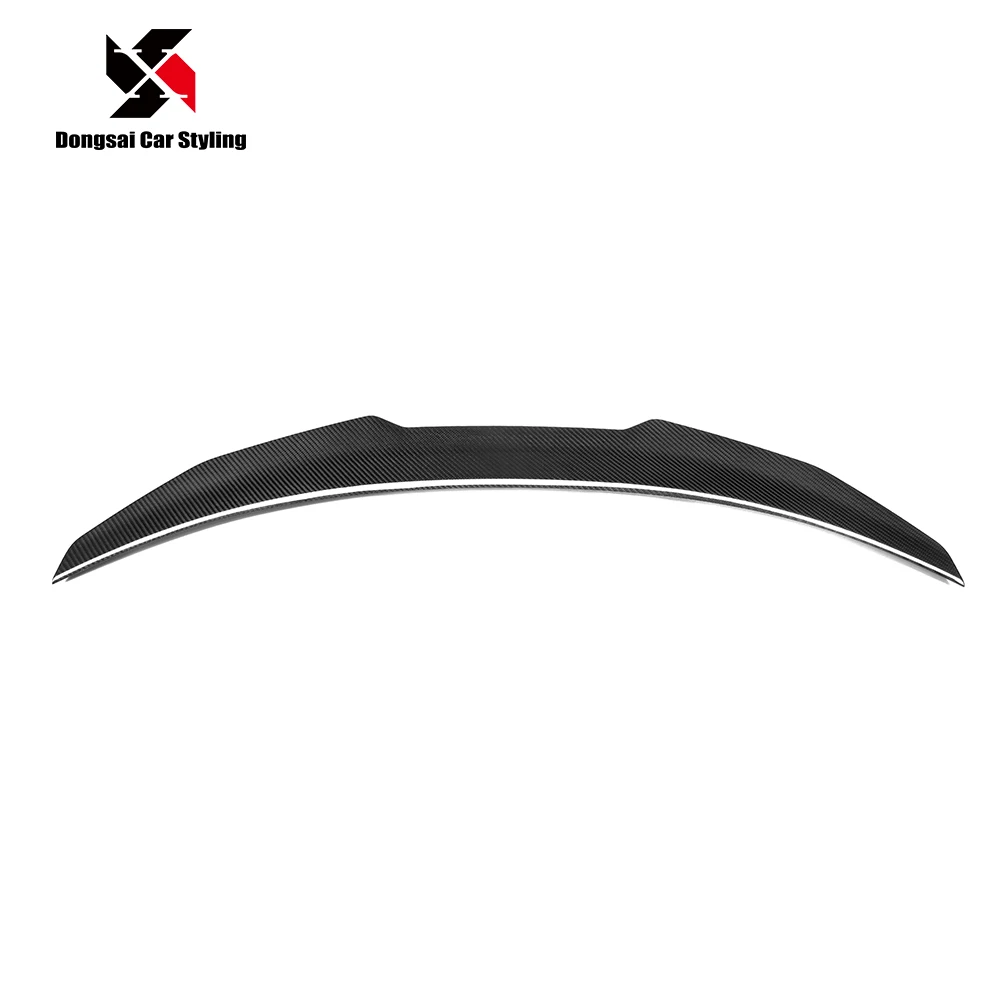 Сухой спойлер для заднего багажника из углеродного волокна, тип PSM, спойлер Ducktail для BMW 1 серии E82 135i 1M 2006 +