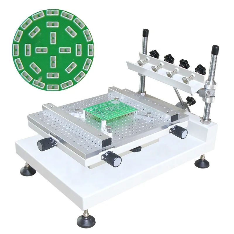 New Hot Sale Manual Solder Paste Stencil Printer Ptr-A320 Silk Screen Printing Machine For Manufacturing Plant
