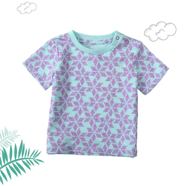 
Bulk Wholesale Unisex Baby Clothing 100%Cotton Fashion Baby T-shirt 