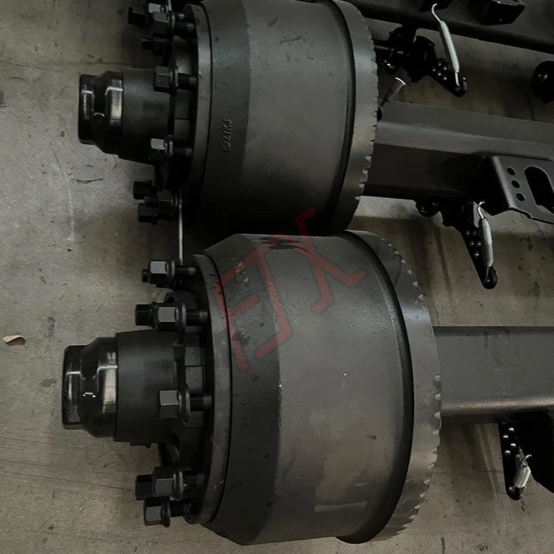 HOT Heavy Trailer Parts Sales German Type Axle 12t manufacturer direct supply BPW axle trailer axle